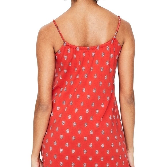 Boden Feather Print Slip Dress NWT Red Women’s 16 - Picture 10 of 10